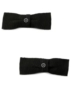 Haarspange mit Schleife - Schwarz
