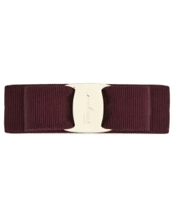 Haarspange mit Schleife - Violett