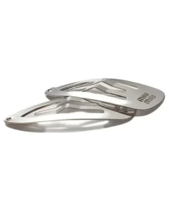 Haarspangen aus Metall - Silber