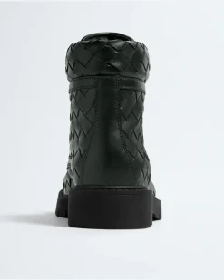 Haddock Schnürstiefeletten-Grün - Herren