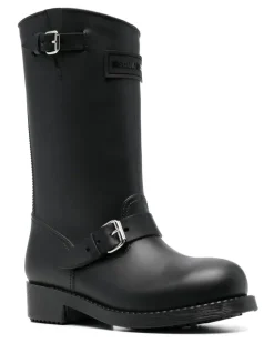 Halbhohe Regenstiefel - Schwarz