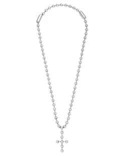 Halskette aus Edelstahlglieder - Halsketten - Unisex - Silber