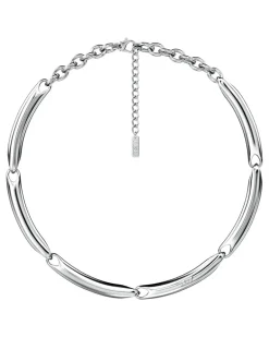 Halskette aus Edelstahl - Halsketten - Unisex - Silber