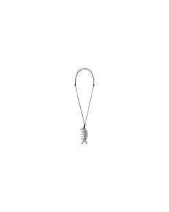 Halskette Gua Sha Beluga Grey