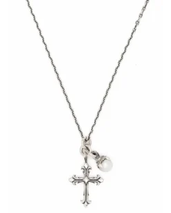 Halskette mit Kreuzanhänger - Silber