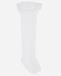 Halterlose Strümpfe Mit Logo-gummiband - Frau Socken Wei White
