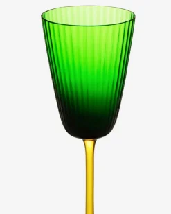 Hand-blown Murano White Wine Glass - Weingläser Mehrfarbig