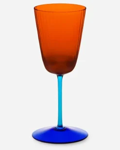 Hand-blown Murano White Wine Glass - Weingläser Mehrfarbig