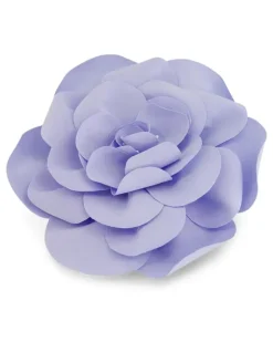 Handgefertigte Blumenbrosche - Blau