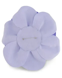 Handgefertigte Blumenbrosche - Blau