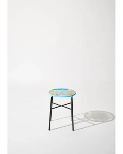 Handgeflochtener Hocker Multi