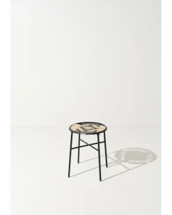 Handgeflochtener Hocker Multi