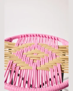 Handgeflochtener Hocker Multi