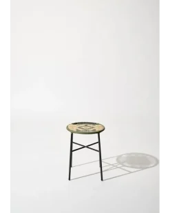 Handgeflochtener Hocker Multi