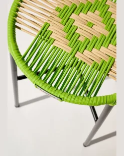 Handgeflochtener Hocker Multi
