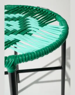 Handgeflochtener Hocker Multi