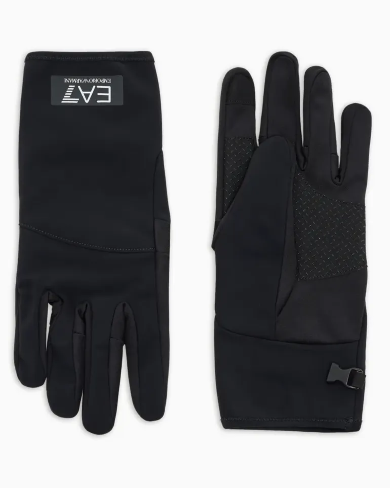 Handschuhe aus Funktionsgewebe mit Touch Soft Accessories Schwarz