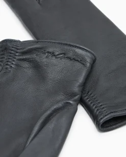 Handschuhe aus Lammnappaleder Grau