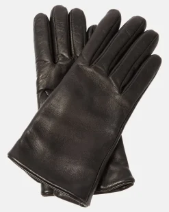 Handschuhe Cassandre aus Leder Schwarz