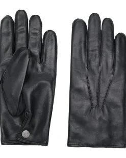 007' Handschuhe mit Kaschmirfutter - Schwarz