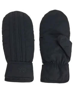 Handschuhe mit Logo-Stickerei - Schwarz