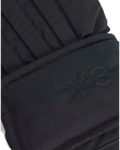Handschuhe mit Logo-Stickerei - Schwarz
