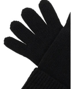 Handschuhe mit Orb-Stickerei - Schwarz
