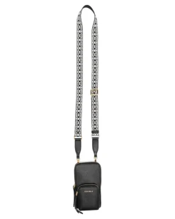 Handyhülle aus Leder - Schwarz