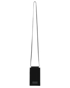 Handyhülle aus Leder - Schwarz