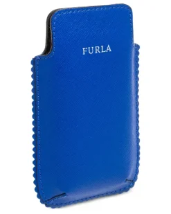 Handyhülle mit Wellensaum - Blau