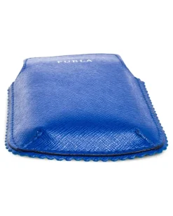 Handyhülle mit Wellensaum - Blau
