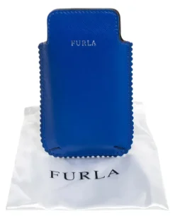 Handyhülle mit Wellensaum - Blau