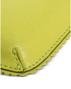 Handyhülle mit Wellensaum - Grün