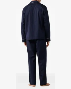 Harry Pyjama mit Nadelstreifen - Blau