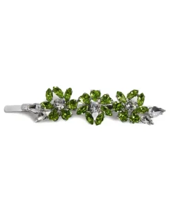 Heartbloom Haarspange mit Kristallen - Silber