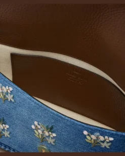 Henkeltasche Alltime Medium aus Denim Blau