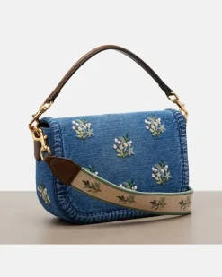 Henkeltasche Alltime Medium aus Denim Blau