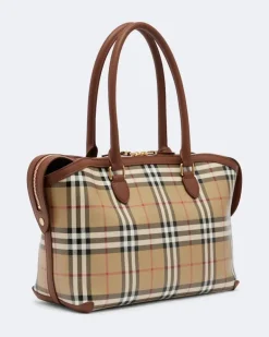 Henkeltasche Burberry Check Medium Beige