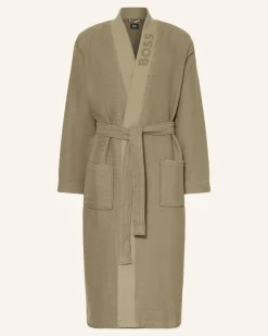 Herren-Bademantel braun Khaki