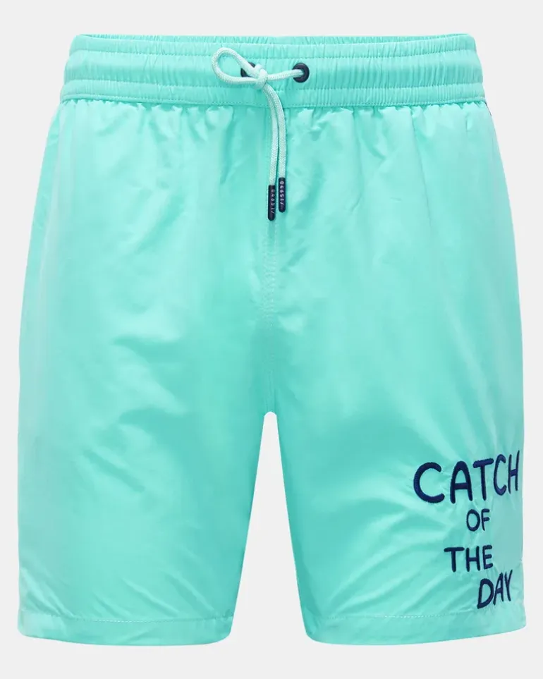 Herren - Badeshorts 'Plain Swim' türkis