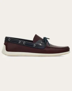 Herren Bootsschuh Rot Größe