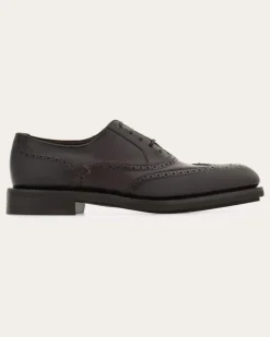 Herren Brogue Oxford „Tramezza" Braun Größe 5