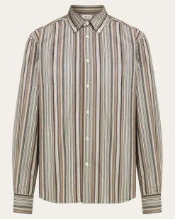 Herren Button-down-Hemd Beige