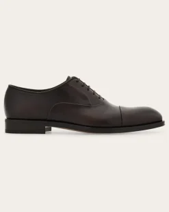 Herren Captoe-Oxford-Schuh Braun Größe 5