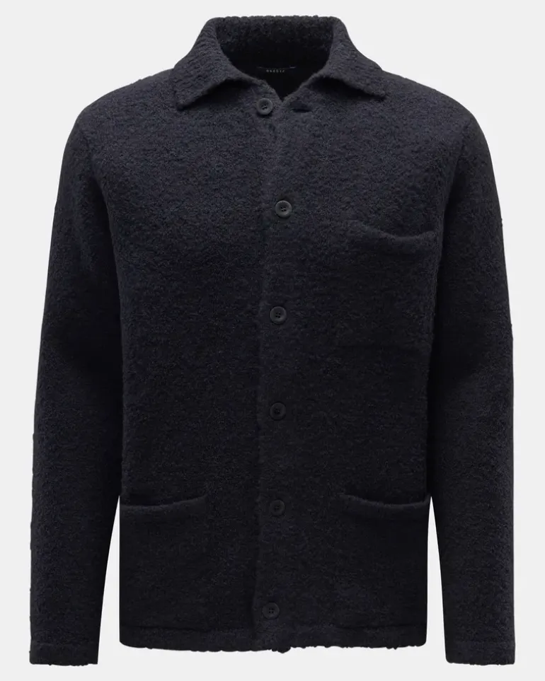 Herren - Cardigan 'Chunky' navy