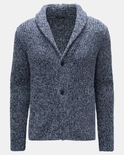 Herren - Cardigan 'Rainbow' navy/weiß