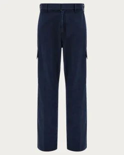 Herren Cargohose Blau