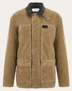 Herren Cargojacke Beige