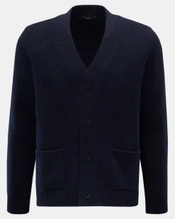 Herren - Cashmere Cardigan navy