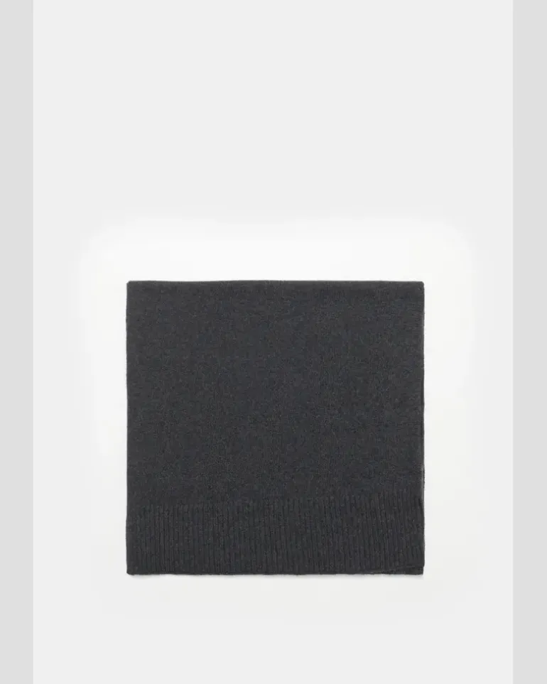 Herren - Cashmere Schal dunkelgrau